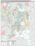 Prince George's Wall Map Premium Style